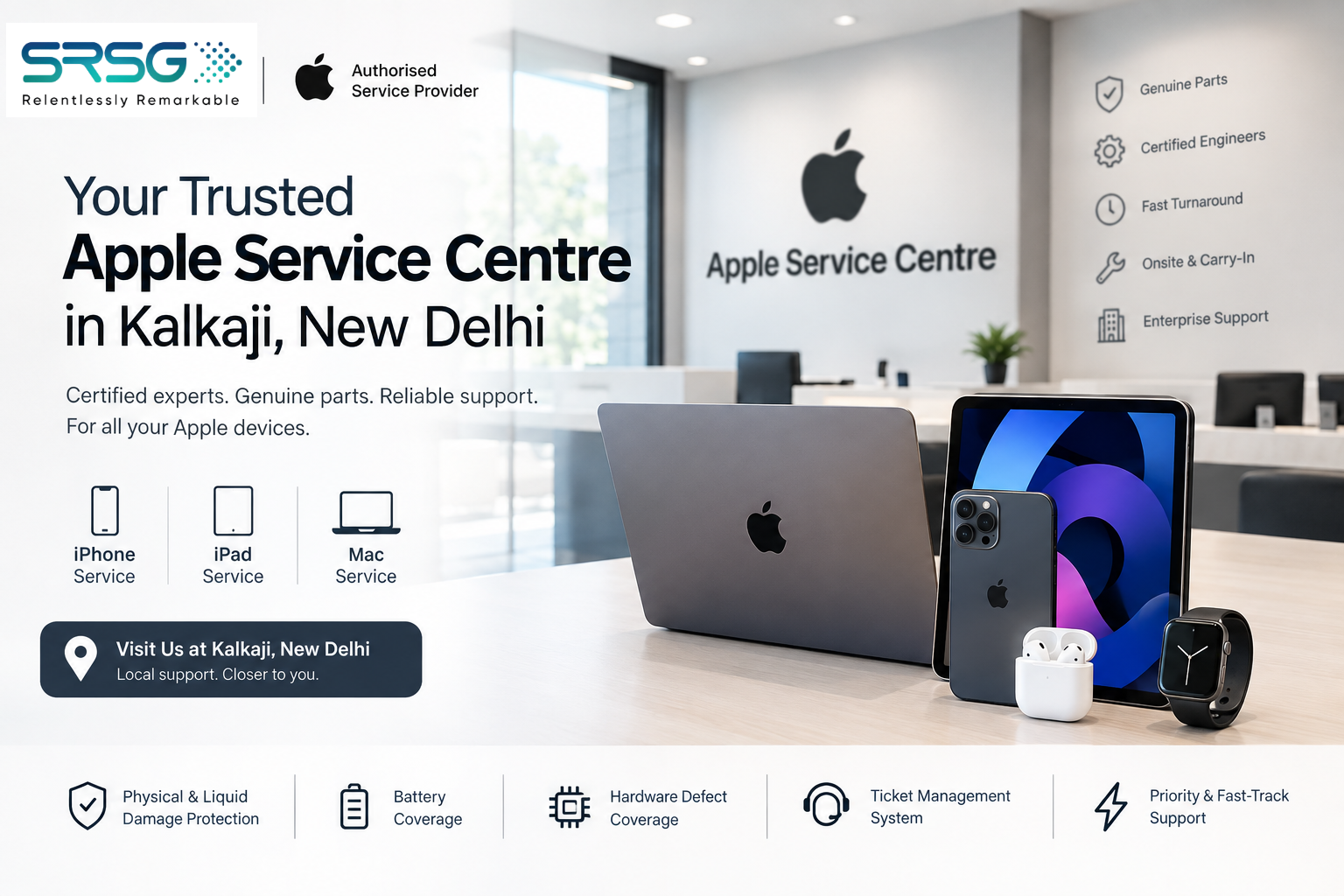 Apple Service Centre in Kalkaji, New Delhi